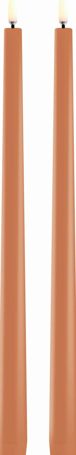 Hot Kronelys LED 2 stk. Ø2,3xH32 cm, Stearinlys|Led Stearinlys