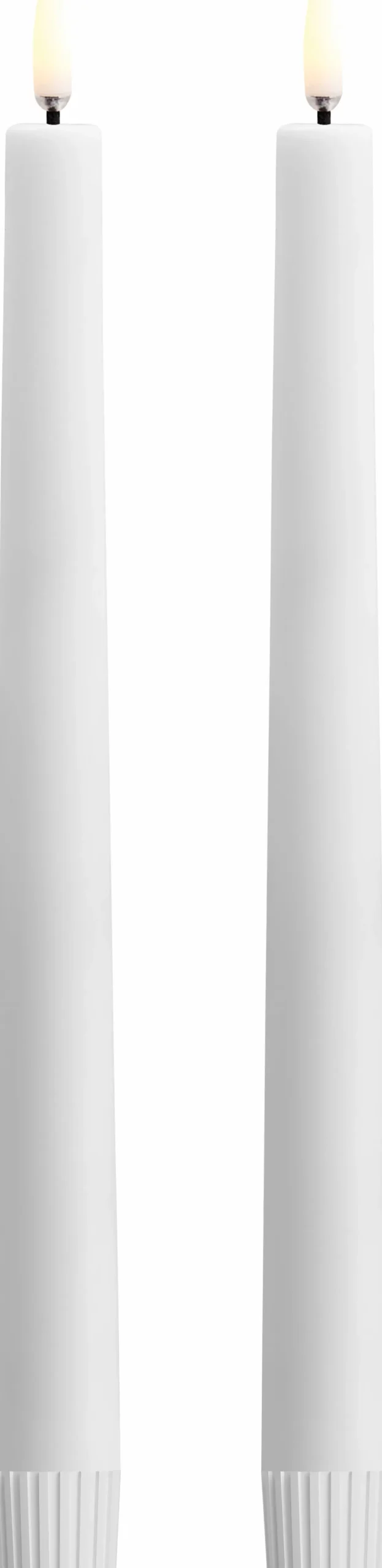 Sale Kronelys LED Soft-fit 2 stk. ?2,3xH25 cm, Stearinlys|Led Stearinlys