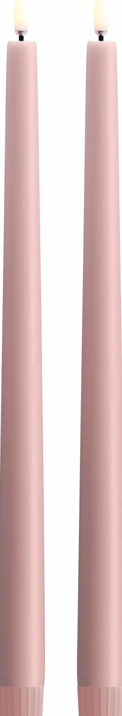 Uyuni Lighting Stearinlys|Led Stearinlys > Kronelys LED 2 stk. ?2,3xH32 cm,