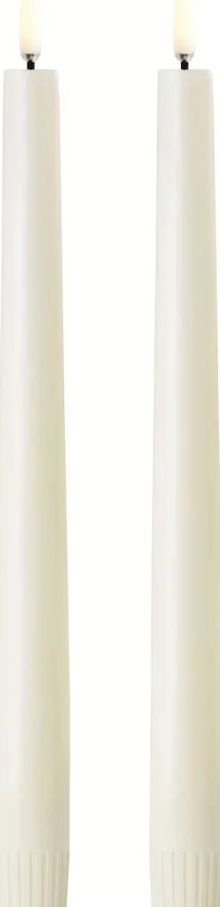 Uyuni Lighting Stearinlys|Led Stearinlys > Kronelys LED Soft-fit 2 stk. ?2,3xH25 cm,