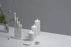 Best Uyuni Lighting Ladestation til 4 stk. Kronelys 13x4 cm