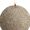 Uyuni Lighting Stearinlys|Led Stearinlys > Lys LED ?7 cm, Champagne/Glitter