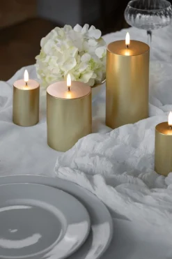 Best Uyuni Lighting Bloklys LED ?7,8xH15 cm, Guld