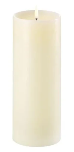 Online Uyuni Lighting Bloklys m. Kant LED Ø7,8xH20 cm, Ivory