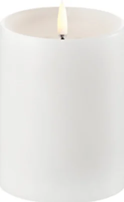 Best Uyuni Lighting Bloklys m. Kant LED Ø7,8xH10 cm, Nordic White