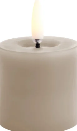 Uyuni Lighting Stearinlys|Led Stearinlys > Bloklys m. Smelteeffekt LED Ø5xH4,5 cm,