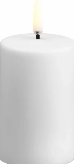 Outlet Uyuni Lighting Bloklys Udendørs LED Ø5xH7,8 cm, Hvid Plastik