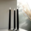 New Bonfire Lysestage 14,5 cm, Krom Lysestager
