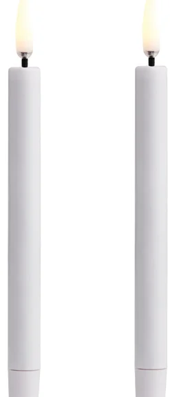 Discount Uyuni Lighting Juletræslys LED 2 stk. Ø1,3xH13,8 cm, Hvid Plastik