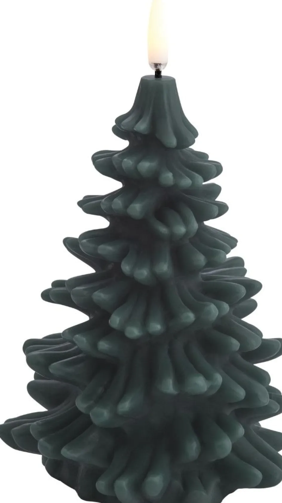 Clearance Uyuni Lighting Juletræslys LED Ø10xH15 cm, Pine Green