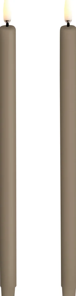 Outlet Uyuni Lighting Kertelys LED 2 stk. Ø1,3xH25 cm, Sandstone