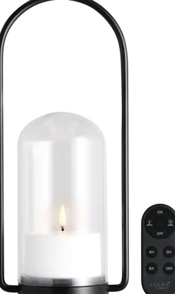Discount Uyuni Lighting Lanterne m. Lys og Fjernbetjening H34 cm