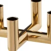 Outlet Matrix Lysestage 4 Arm 7,5 cm, Warm Brass Lysestager