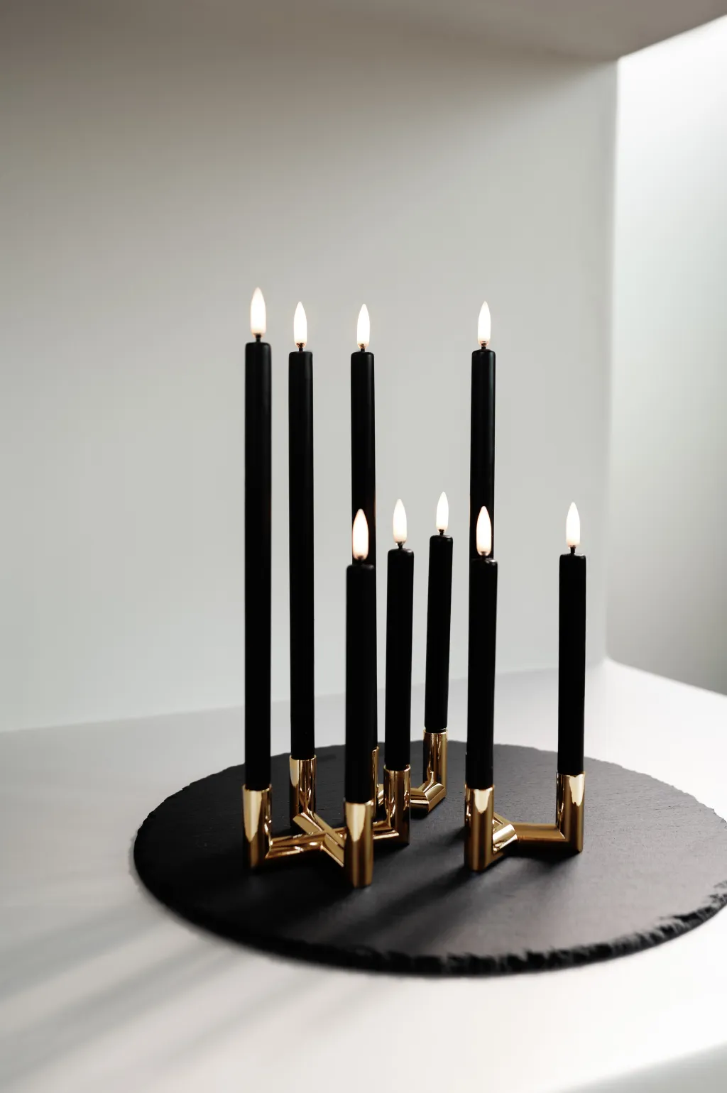 Outlet Matrix Lysestage 4 Arm 7,5 cm, Warm Brass Lysestager