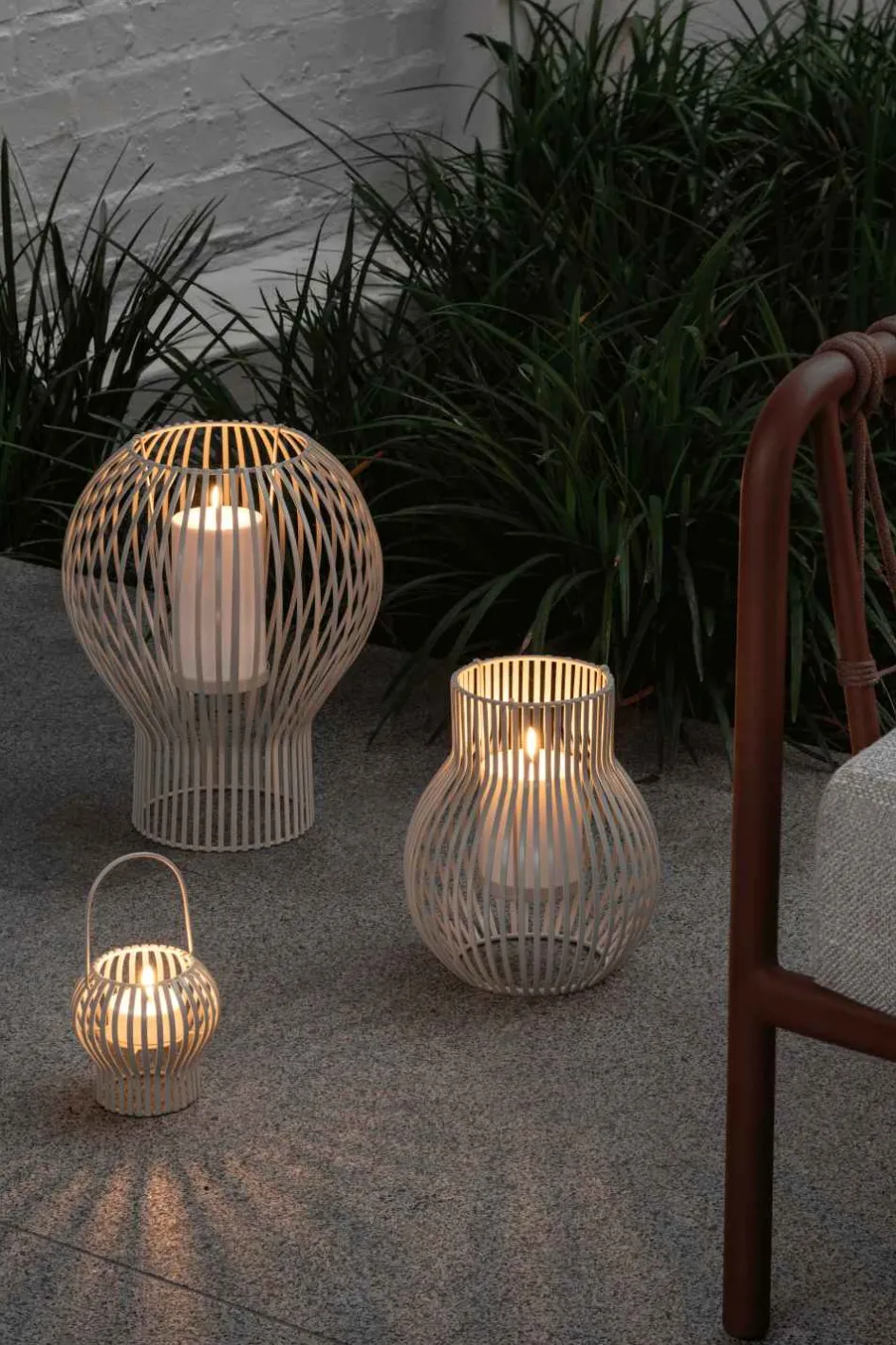 Uyuni Lighting Upside Down Lanterne H, Light Grey