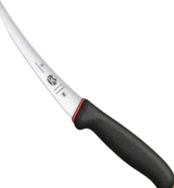 Victorinox Udbener- Og Filetknive > Fibrox Dual Grip Flex Udbenerkniv Buet 15 cm, Sort