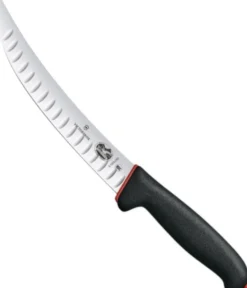 Outlet Fibrox Dual Grip Slagterkniv , Sort Kødknive