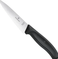 Outlet Victorinox Forskærerkniv Lige Klinge , Sort Fibrox