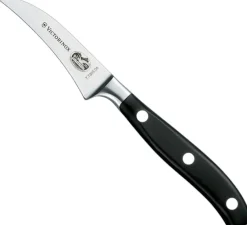 Clearance Victorinox Grøntsagskniv Krum Klinge 8 cm, Sort Nylon