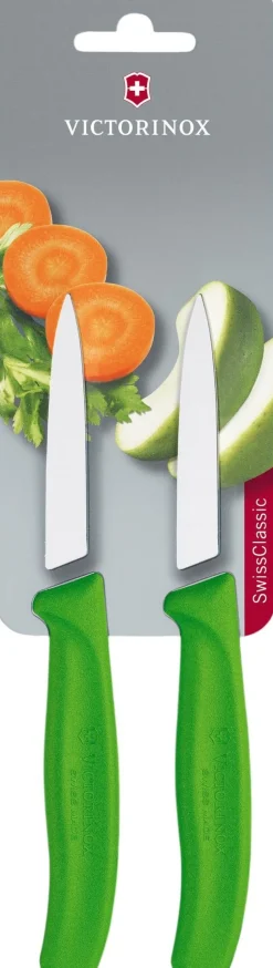 Outlet Swiss Classic tsagskniv 2 stk. 8 cm, Urteknive Og Grøntsagsknive