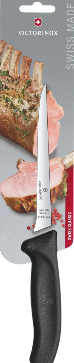 New Victorinox Swiss Classic Udbenerkniv 15 cm, Sort