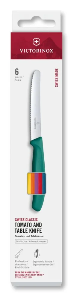 Best Victorinox Swiss Classic Knivsæt 6 Dele. 11 cm, Farvede