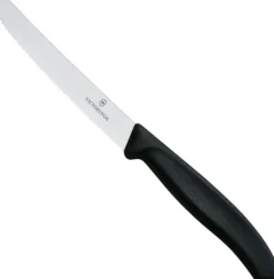 Victorinox Urteknive Og Grøntsagsknive|Knive > SwissClassic Bordkniv/Tomatkniv 11 cm, Sort