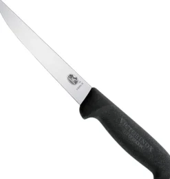 Victorinox Udbener- Og Filetknive > Udbener Kniv Lige Bred Klinge 12 cm, Sort Fibrox