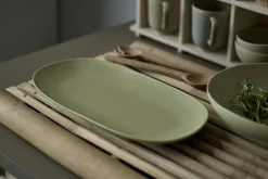 Villa Collection Shoku Serveringsfad 34x18 cm, Pure Green