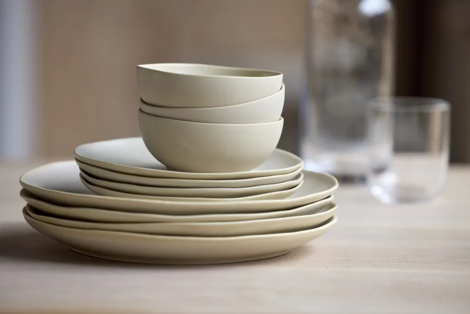 Villa Collection Shoku Tallerken 20 cm, Soft Beige