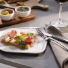 Villeroy & Boch Serveringsbrætter|Skærebrætter Og Serveringsbrætter > Artesano Original Skåle m. Træbræt 3 stk, Hvid