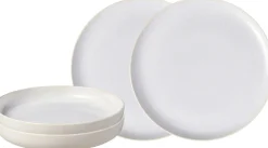 Villeroy & Boch Tallerkensæt > Crafted Middagssæt 4 Dele,