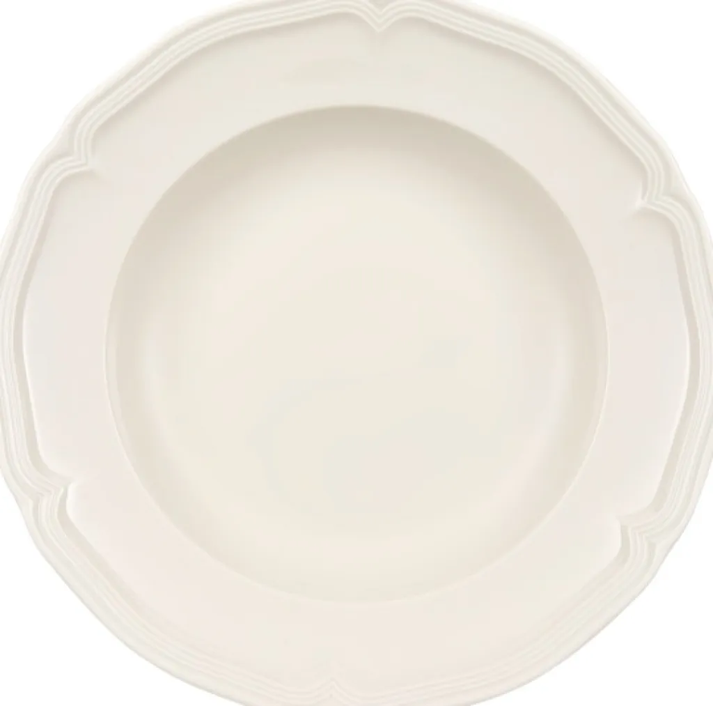 Villeroy & Boch Dybe Tallerkener > Manoir Dyb Tallerken 23 cm, Hvid