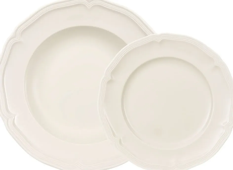 Outlet Villeroy & Boch Manoir Tallerken , Hvid