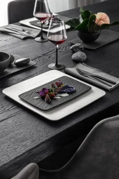 Villeroy & Boch Spisestue|Fade > Manufacture Rock Serveringsfad , Sort
