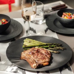 Clearance Villeroy & Boch Manufacture Rock Gourmet Tallerken , Sort