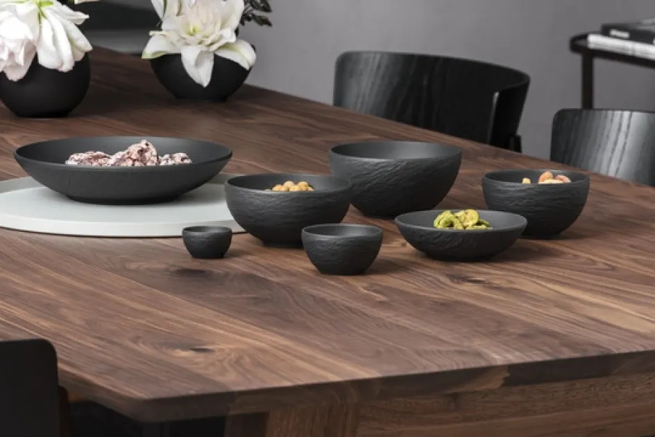 Discount Villeroy & Boch Manufacture Rock Æggebæger H3 cm, Sort