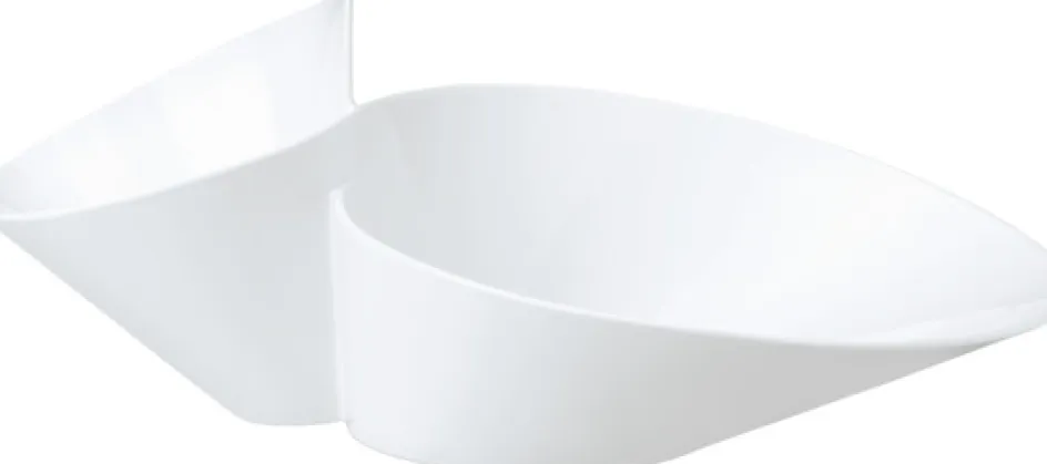 Best Villeroy & Boch NewWave Dobbeltskål 49x27 cm, Hvid