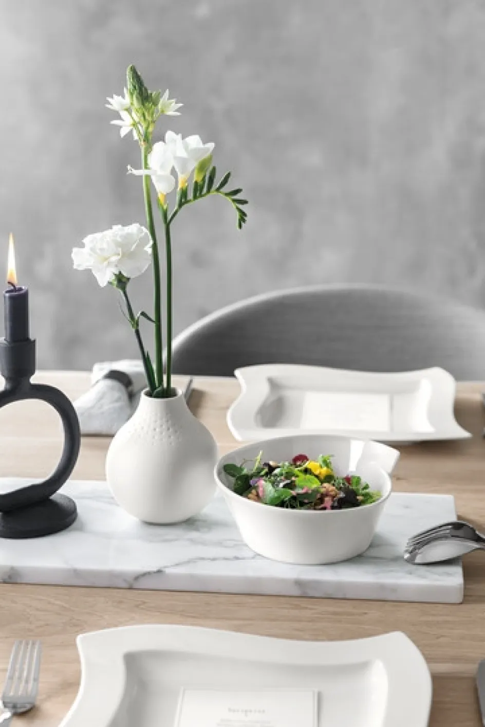 Sale Villeroy & Boch NewWave Morgenmadsskål 60 cl, Hvid