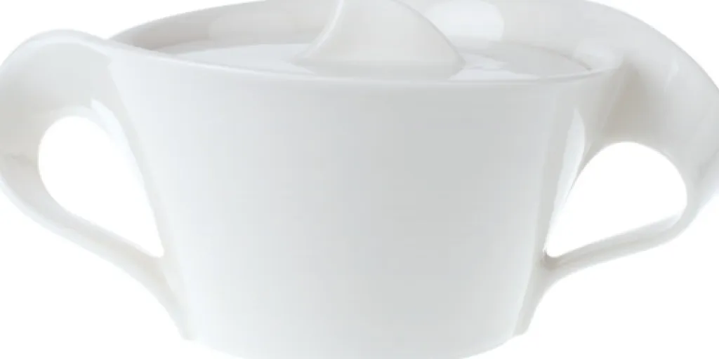 Sale NewWave Sukkerskål Ø13 cm, Hvid Skåle|Spisestue