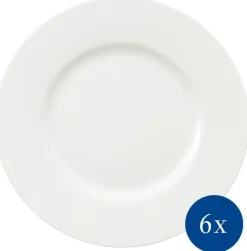 Villeroy & Boch Tallerkensæt > Royal Tallerken 6 stk. ?22,5 cm, Hvid