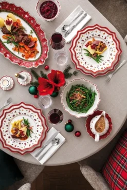 Hot Villeroy & Boch Toy's Delight Tallerken , Hvid/Rød