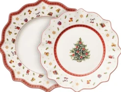 Hot Villeroy & Boch Toy's Delight Middagssæt , Hvid/Rød