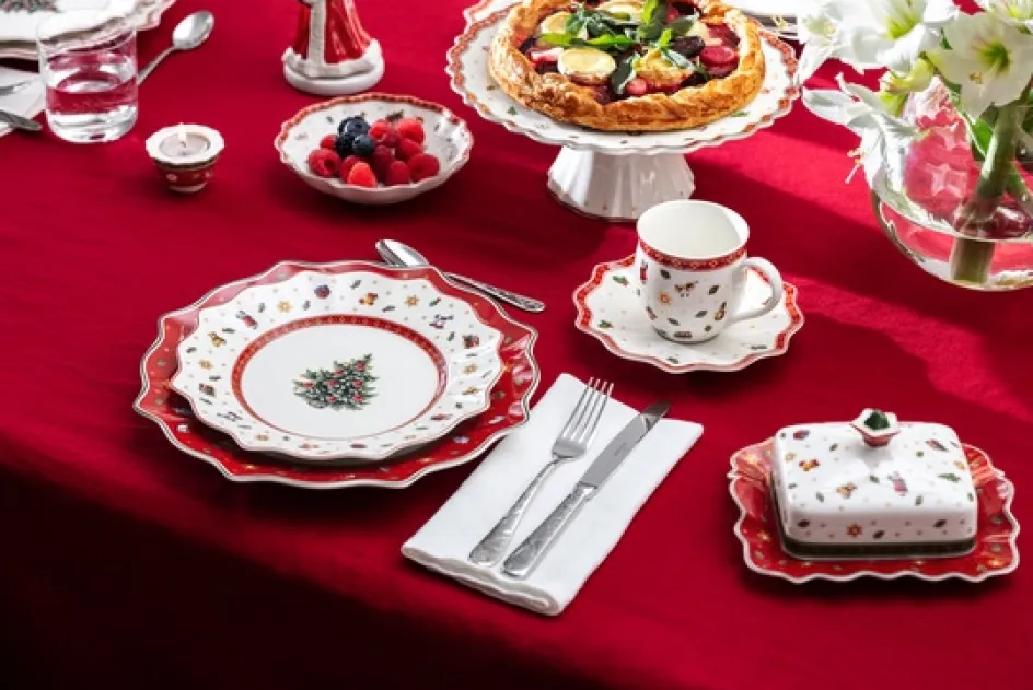 Online Villeroy & Boch Toy's Delight Underkop Kaffe 17,5 cm, Hvid/Rød