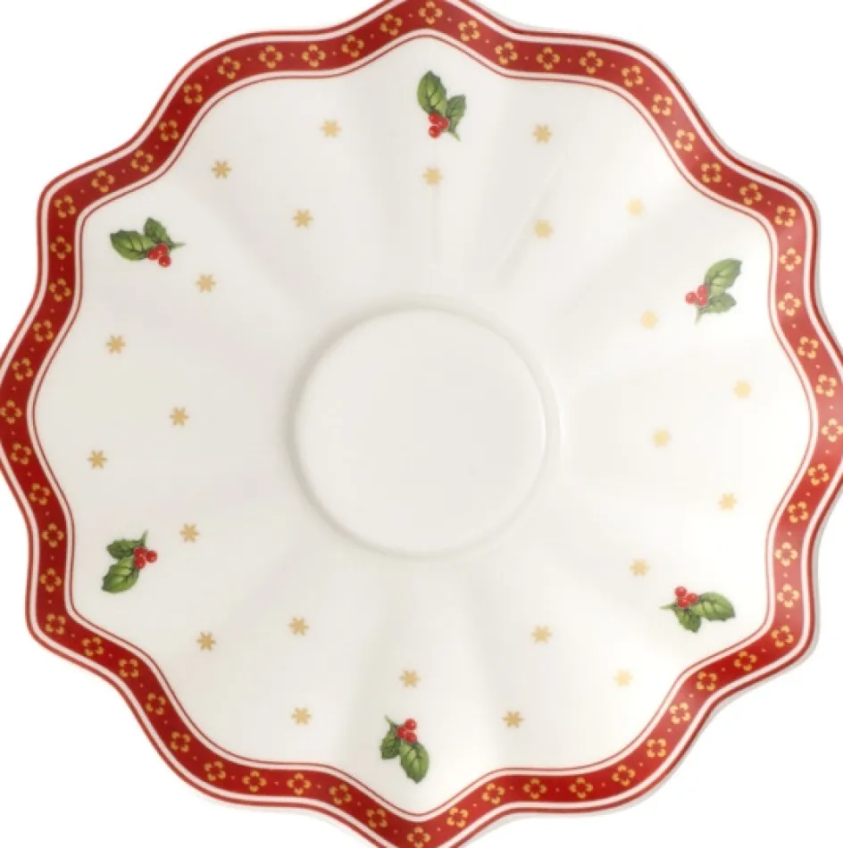 Online Villeroy & Boch Toy's Delight Underkop Kaffe 17,5 cm, Hvid/Rød