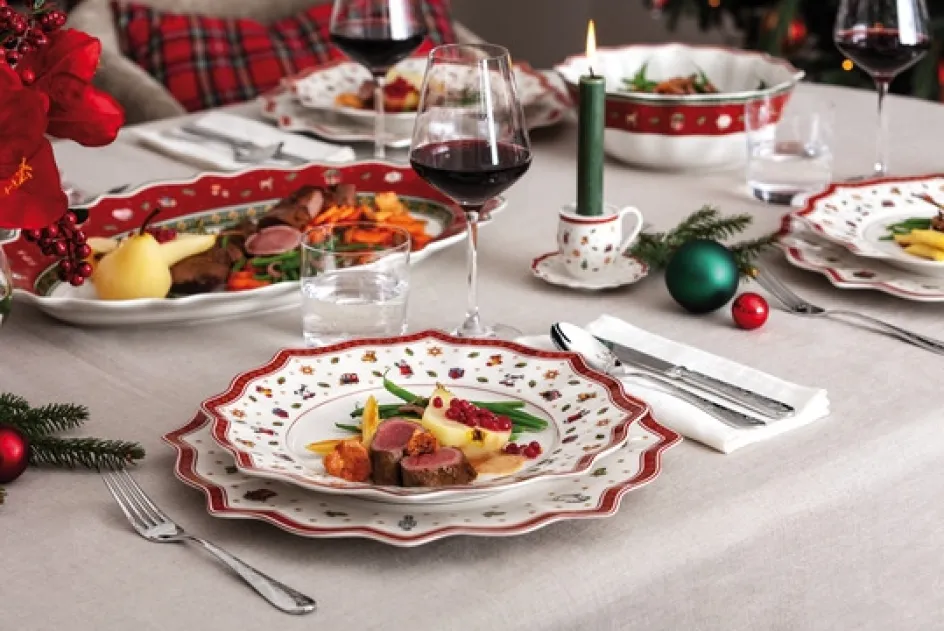 Clearance Villeroy & Boch Toy's Delight Tallerken , Hvid/Rød