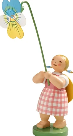 Sale Wendt & Kühn Blossom Kinder, Pige m. Stedmoderblomst