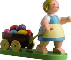 New Wendt & Kühn Easter Children, Påskepige m. Vogn