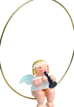 Clearance Wendt & Kühn Juleophæng Ring, Engel m. Klarinet