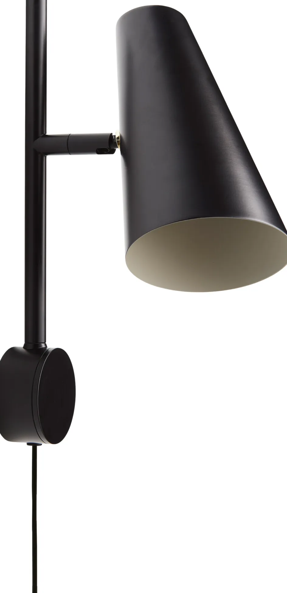 Best WOUD Cono Væglampe 17 cm, Sort